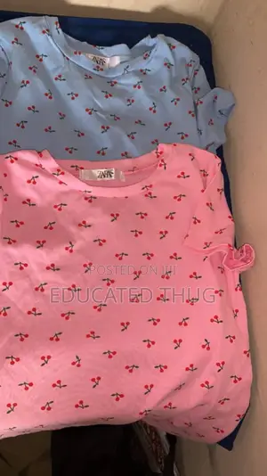 Original ZARA Cherry Print T-Shirt Available in Different Colors