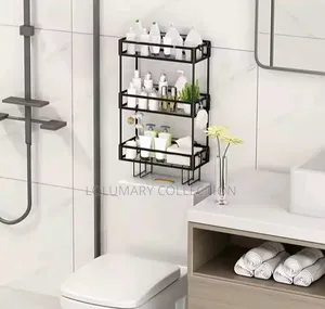 Bathroom Over Toilet Storage Rack | Multipurpose Organizer Shelf