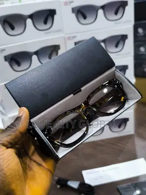 V6S Tortoiseshell Smart Glass 13MP Camera BT Call Wit Carry Case 2Lens