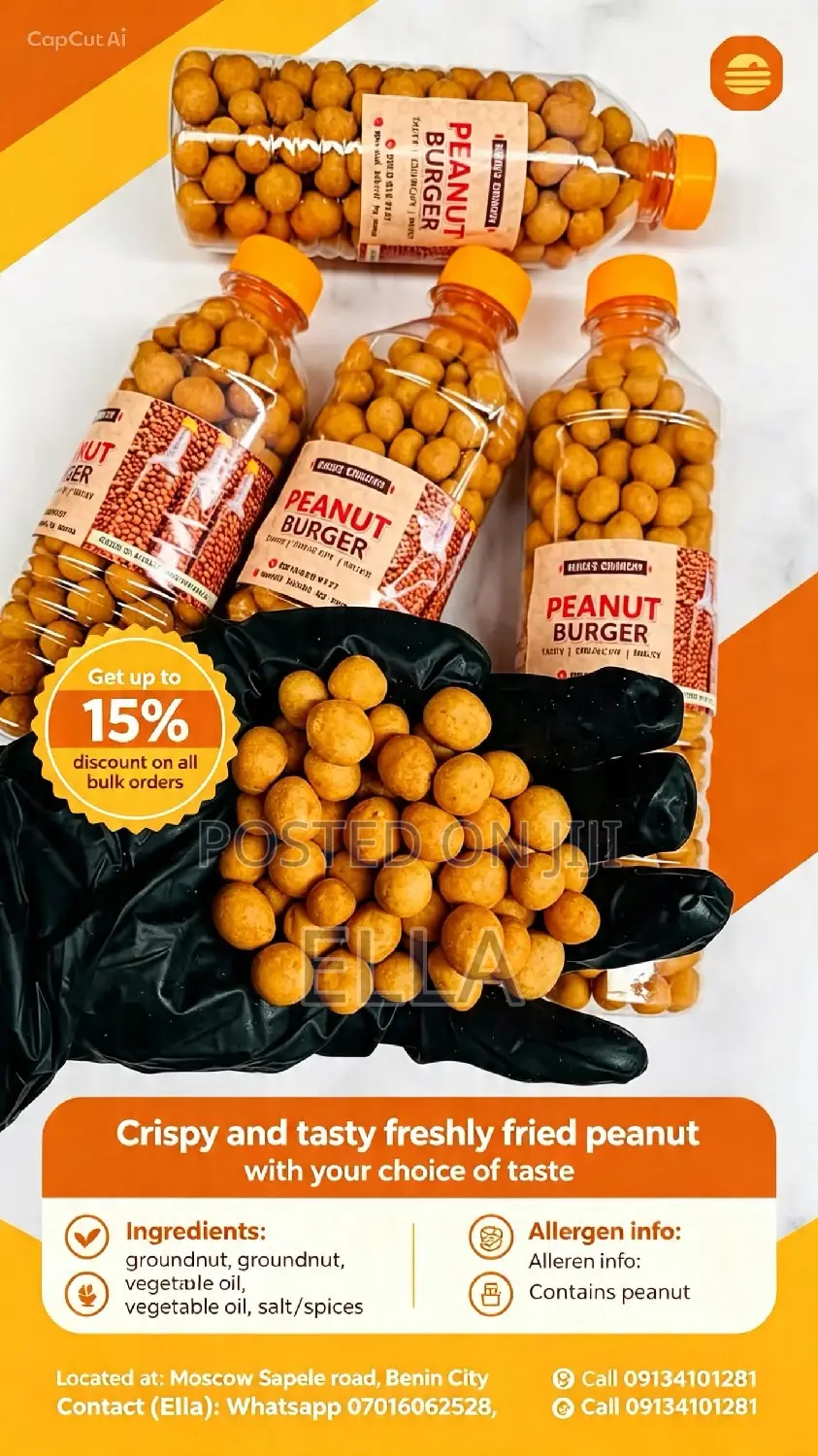 Nutcrunch Peanut Burger