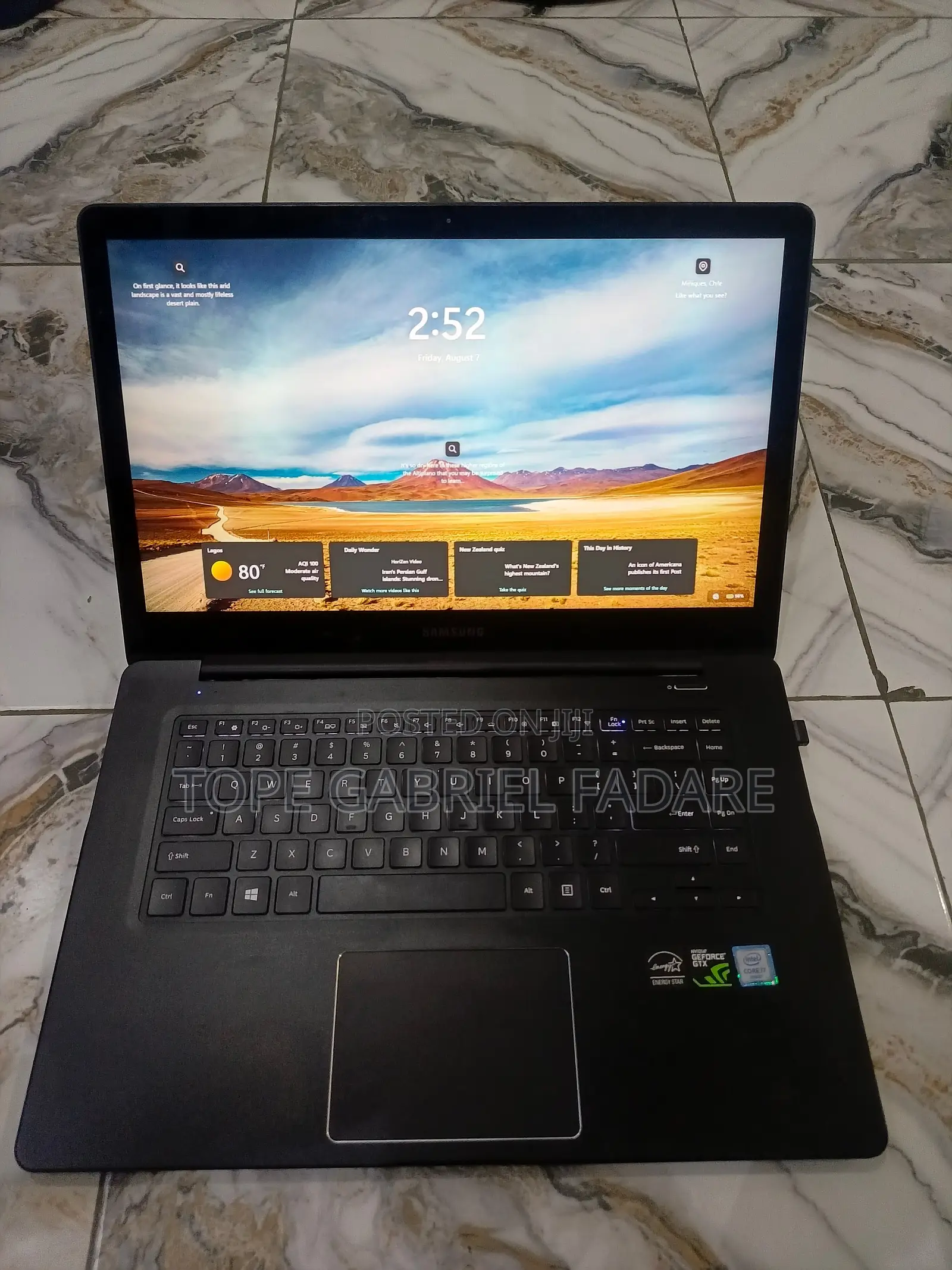 Laptop Samsung Notebook 9 Pro 16GB Intel Core i7 SSD 256GB
