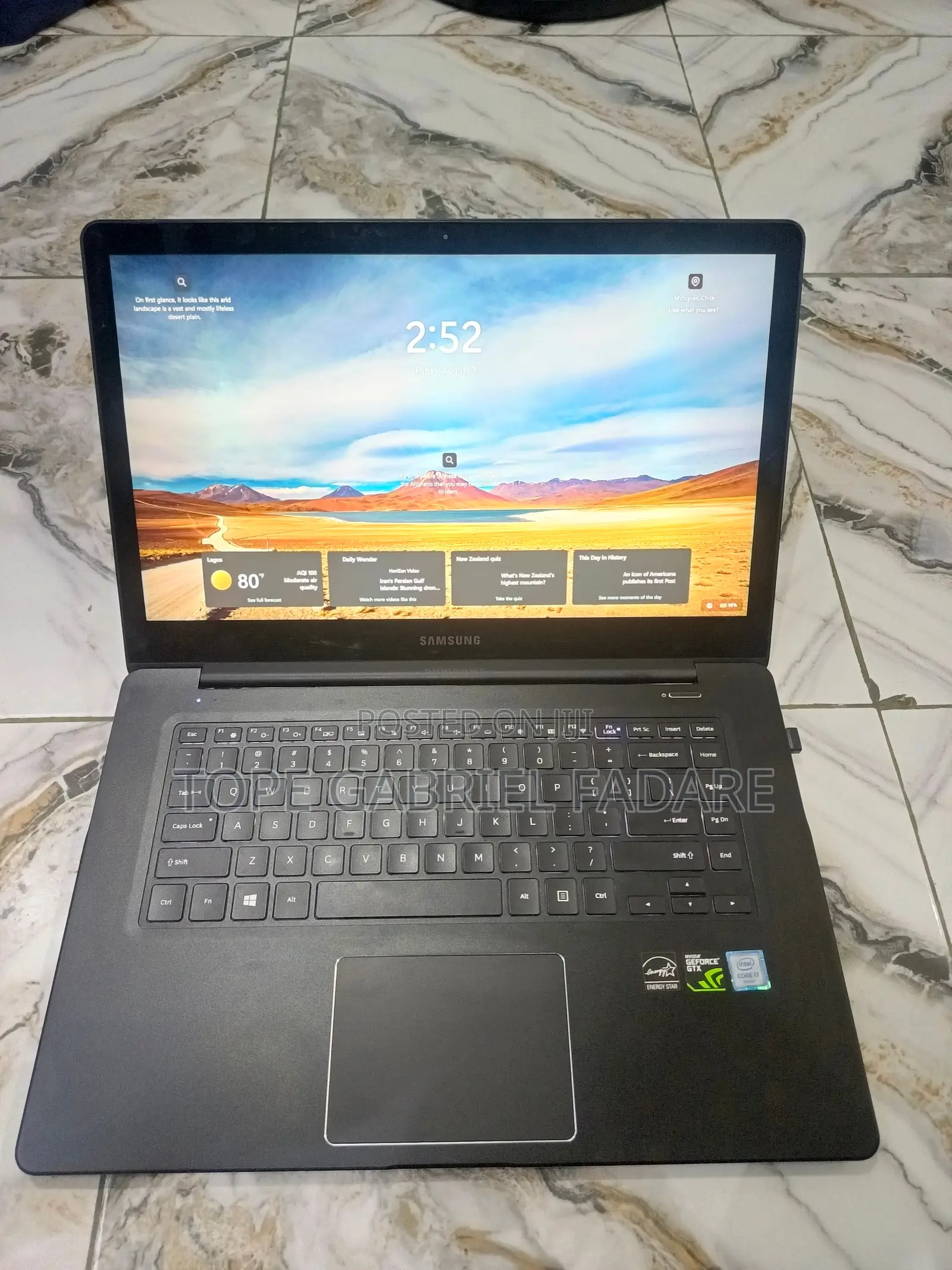 Laptop Samsung Notebook 9 Pro 16GB Intel Core i7 SSD 256GB