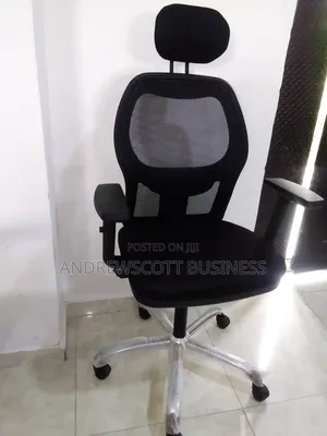 Executive Net Office Swivel Chair With Headrest