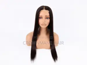 Bone Straight 20-Inch Human Hair Wig – 2x6 Closure, Pay on Delivery