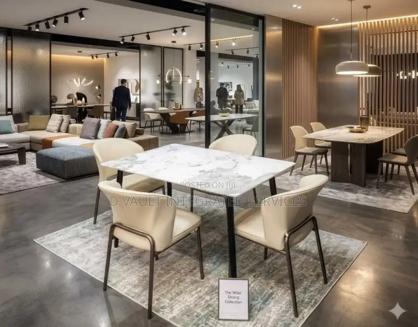 4 Seater Oasis Marble Dining