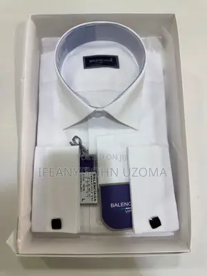 White Color Parterns Quality Balenciaga Shirt