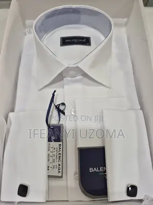 White Color Parterns Quality Balenciaga Shirt