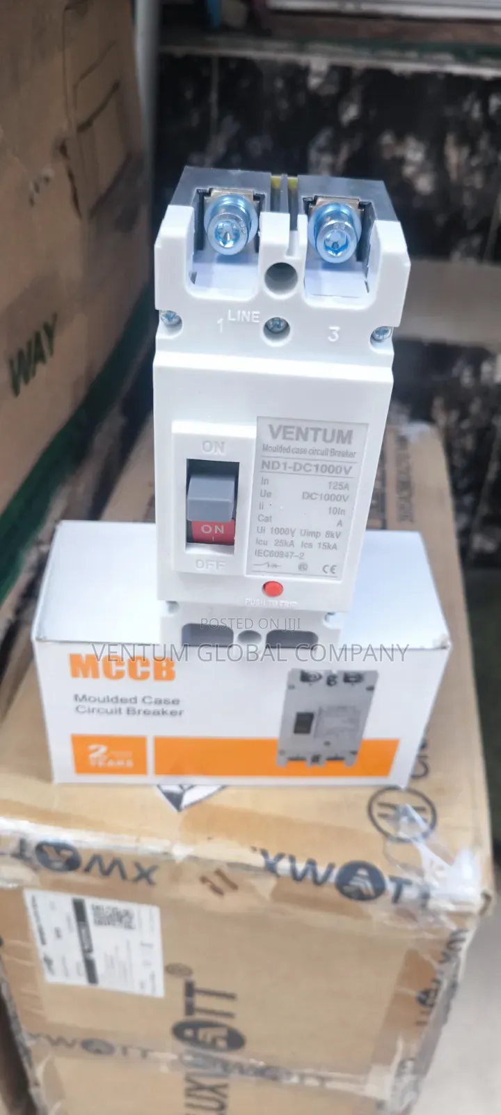 McCb 2pole Ventum 1000vdc 250A
