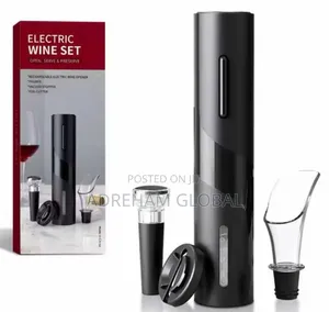 3in1Multifunction ElectricWine Opener Set,stopper,Pourer,Bottle Opener