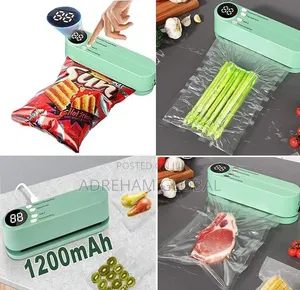 Rechargeable Mini Vacuum Sealer 3in1 Cordless Food Sealer Portable