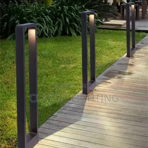 Outdoor Simple LED Lawn Light IP65 Waterproof Garden Aluminum Light