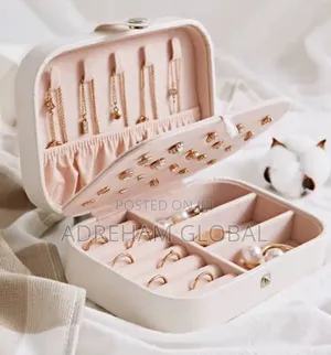 Three Layer Jewelry Storage Box Colours -White ,Pink, Blue and Black