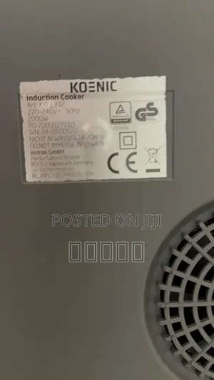 Koenic Industion Cooking Plate (Electric Cooker)