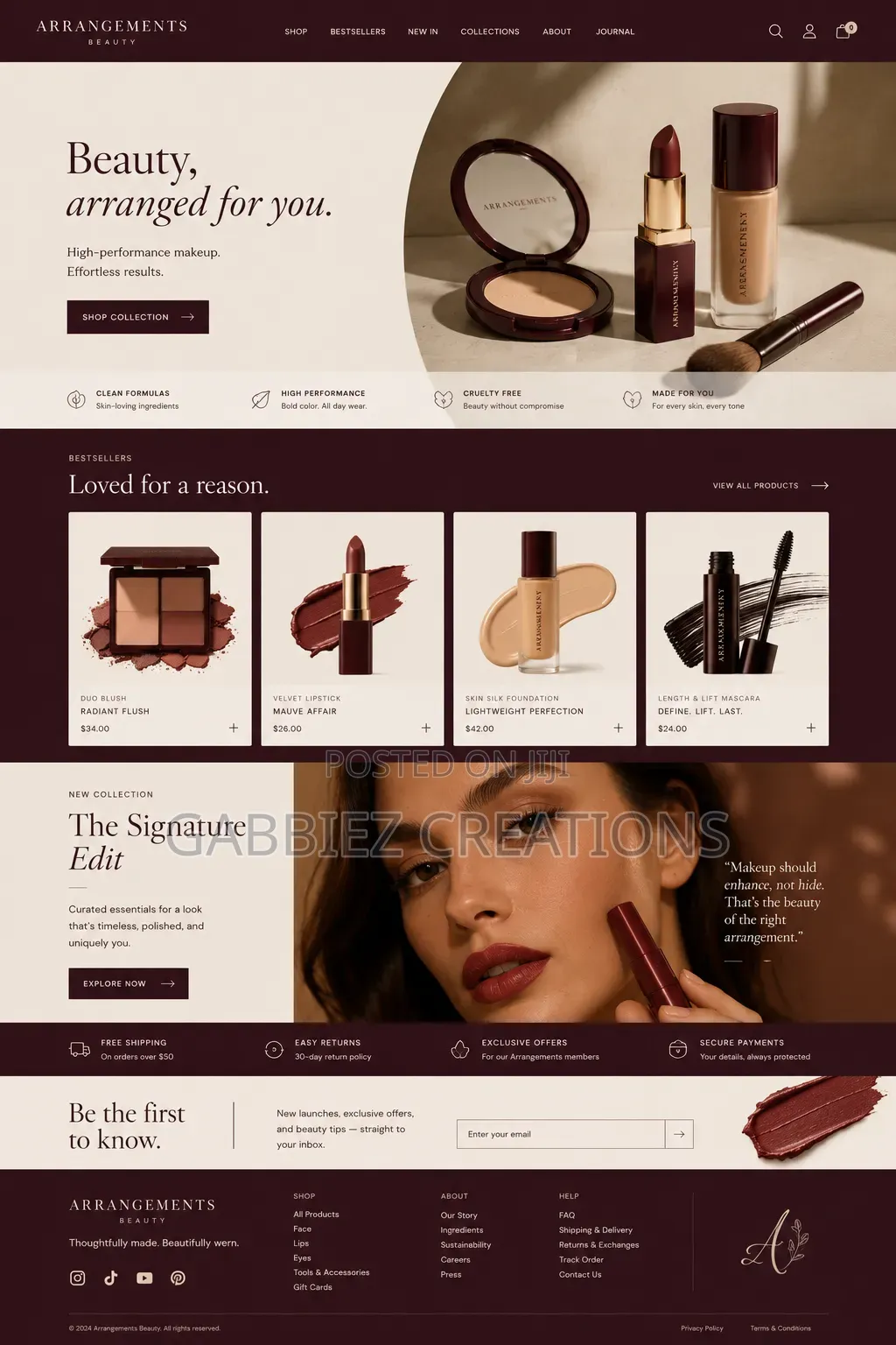 Website and UI/UX Designs