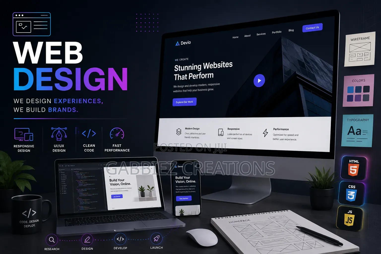 Website and UI/UX Designs