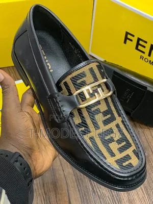High Quality Men's Italian Inspired Fendi Single Sole Shoes