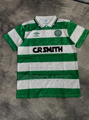 Celtic Retro Football Jersey – Classic Vintage Kit