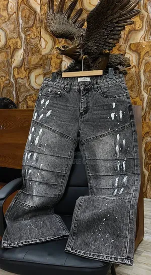 Ladies Big Baggy Jeans Trousers