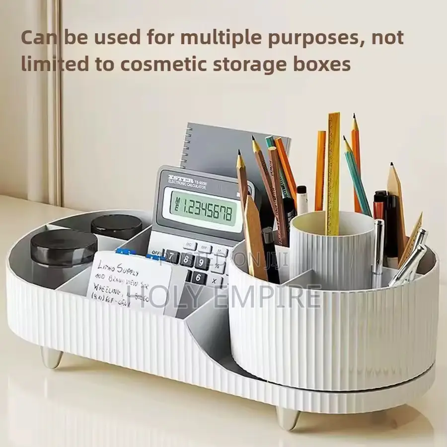 Rotating Makeup Organizer,Large Capacity Cosmetic Display Case,