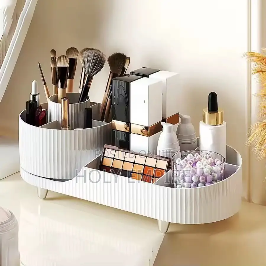 Rotating Makeup Organizer,Large Capacity Cosmetic Display Case,