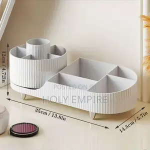 Rotating Makeup Organizer,Large Capacity Cosmetic Display Case,