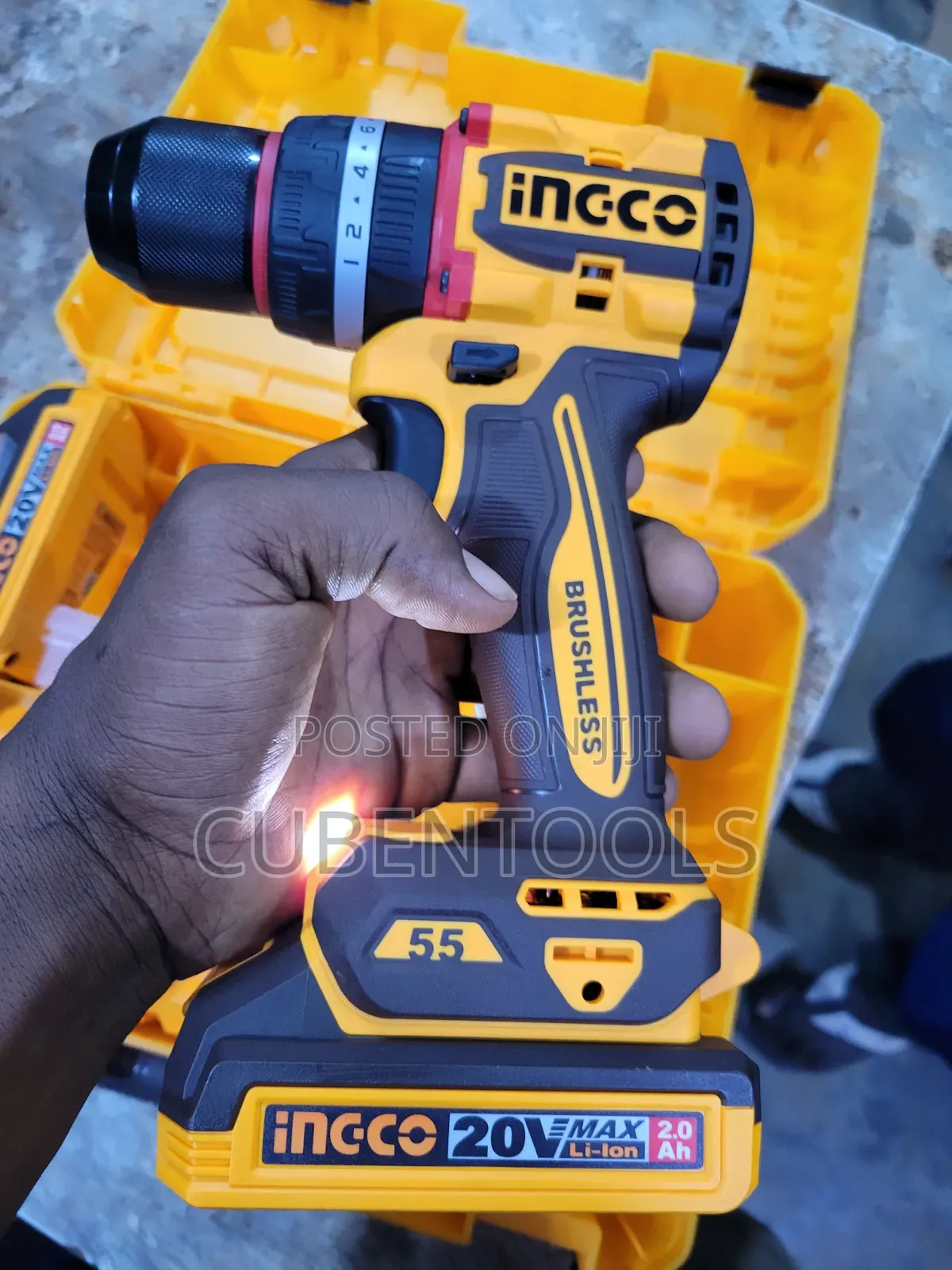 Ingco 55nm Brushless Drill