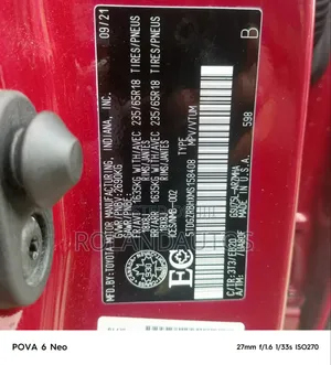 Toyota Highlander XLE 2022 Red