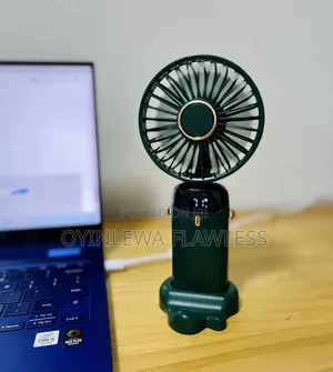 High-Power Mini Handheld Air Cooler Rechargeable Fan