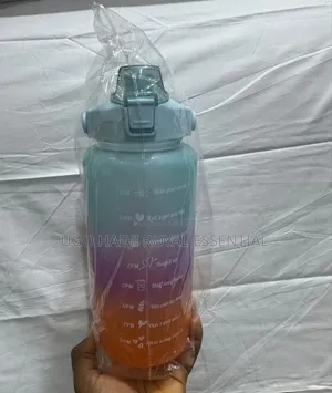 Premium 2000ml Leakproof Fitness Water Bottle With Time Indicator