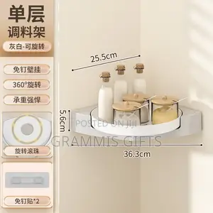 Rotating Corner Spice Rack