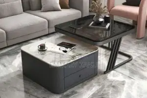 Modern Luxury Center Table With Lift-Top Storage Drawers