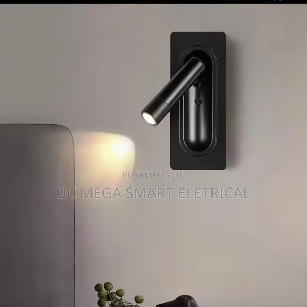 LED Ambient Reading Light Adjustable Recessed Wall Light Wide Voltage