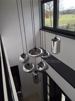 Smooky Glass Drop Staircases Lights