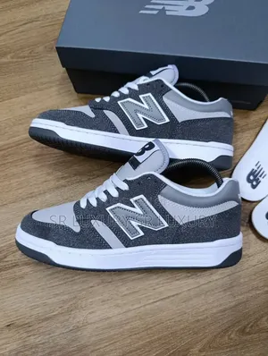 Premium Quality New Balance Grey White Casual Sneakers