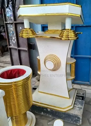 Portable Modern Church Pulpits With Offering Drum