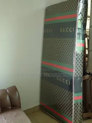 Neatly Used Brand New Designer "Gucci" Print Foam Mattress for Sale!