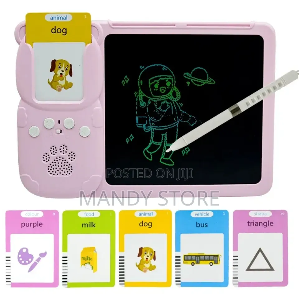 Educational Talking Flash Cards Writing Board Writing Drawing Tab