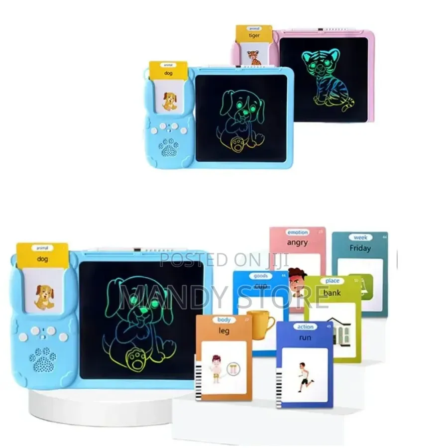 Educational Talking Flash Cards Writing Board Writing Drawing Tab