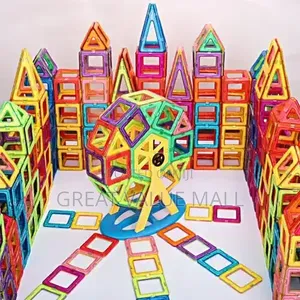 72pcs Magnetic Blocks for Children Designer Constructor Set Toys
