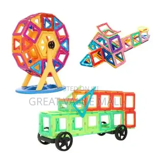 72pcs Magnetic Blocks for Children Designer Constructor Set Toys
