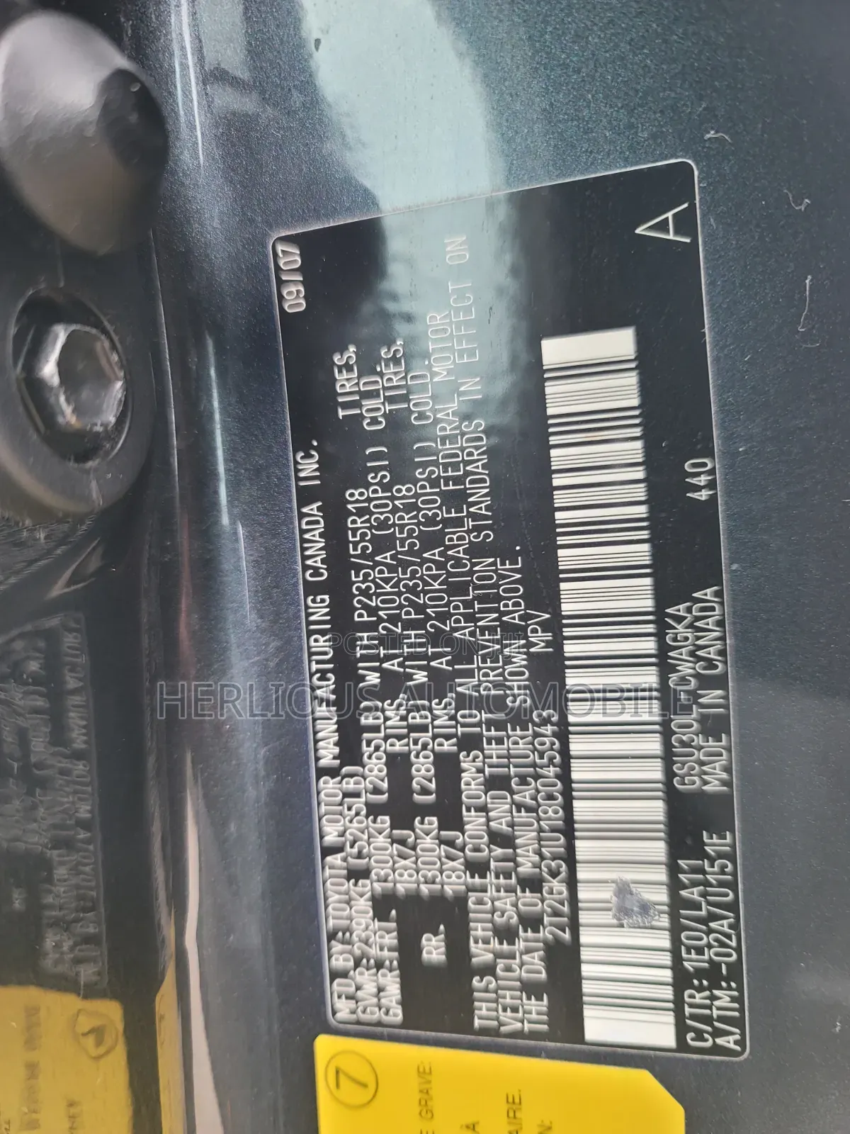 Lexus RX 2008 Gray