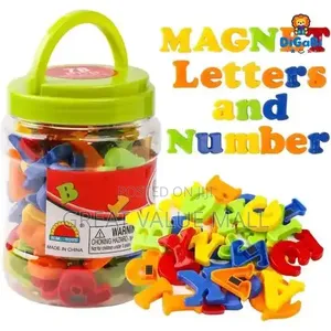 Magnetic Letters and Numbers Refrigerator Magnets
