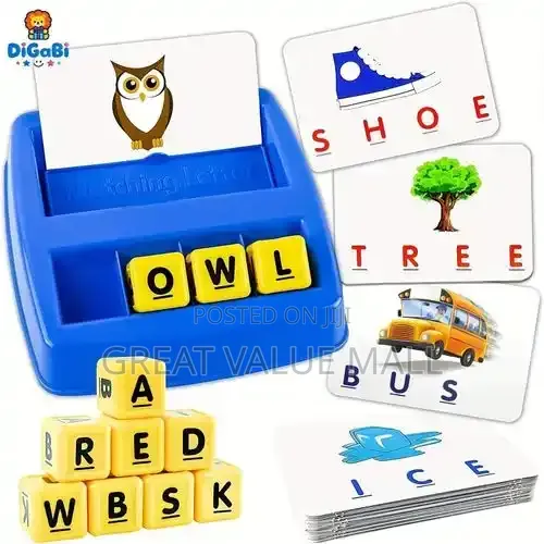 Interactive Educational Toy For,Teaching Word Recognition, Spelling