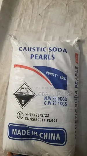 Caustic Soda Pearls (Sodium Hydroxide, NaOH)