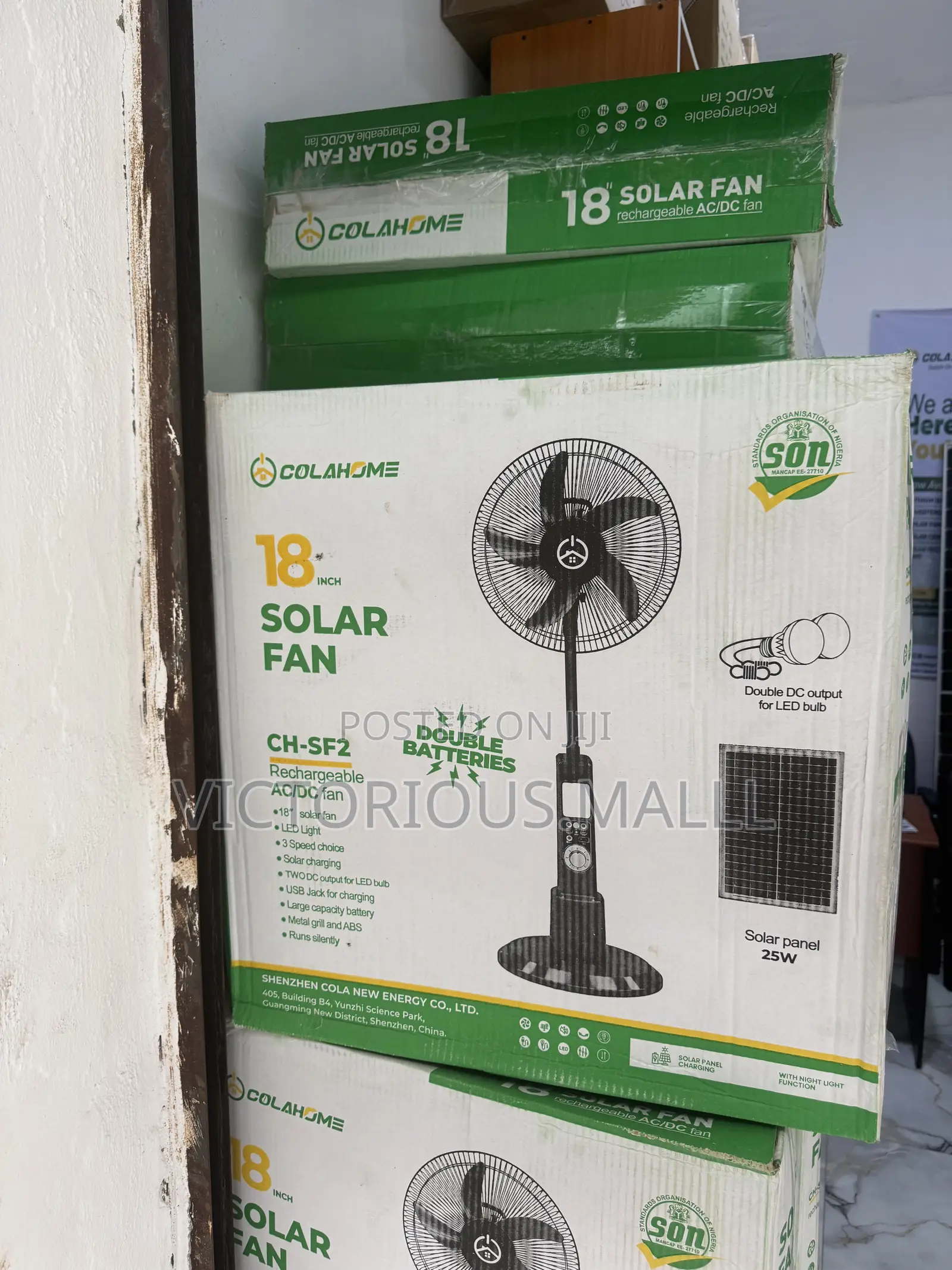 18inch Solar Fan