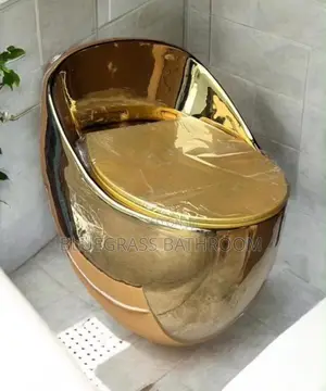 Gold Color Water Closet