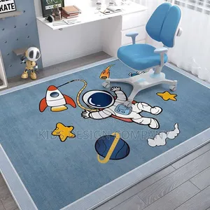 Astronaut Cartoon Play Rug