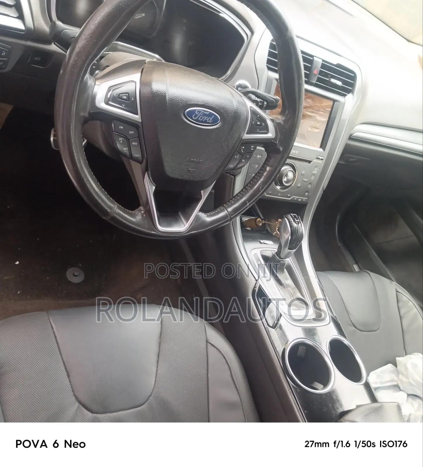 Ford Fusion S 2013 Black