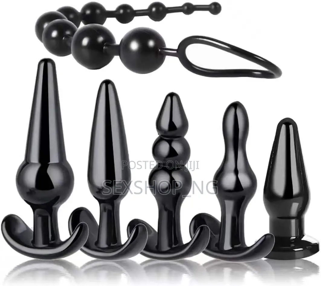 Anal Set for Beginners 7 Piece Set Butt Plug for Beginners