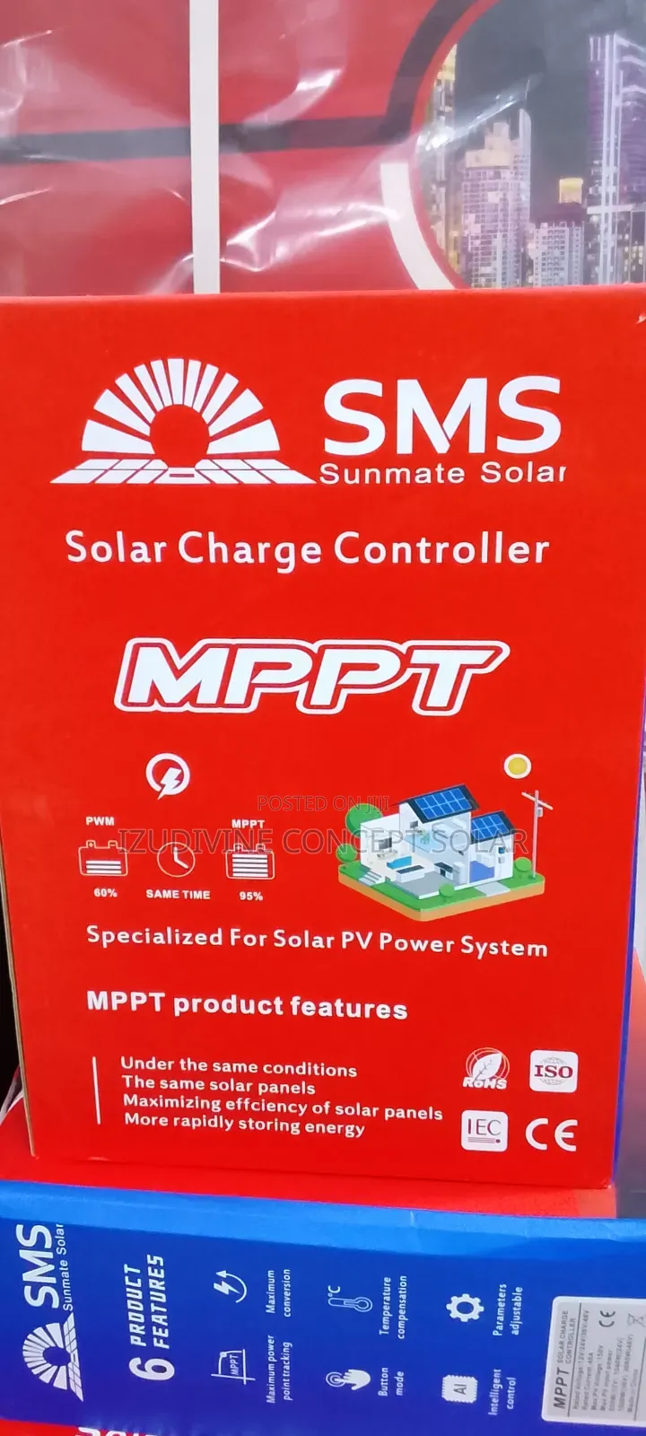 60ah MPPT SMS Charge Controller